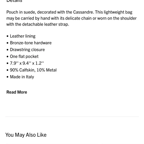 Yves Saint Laurent Brown Suede Bucket Shoulder Bag with Gold Hardware - Picture 8 of 9